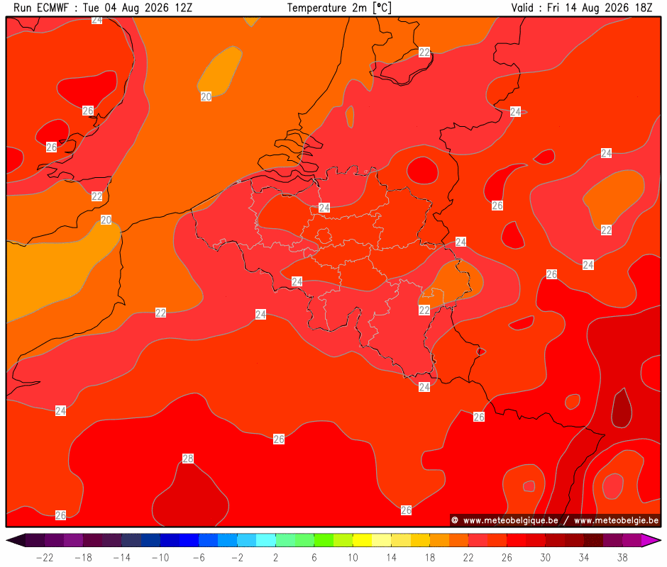 Ven 14/08/2026 18Z (+246h)